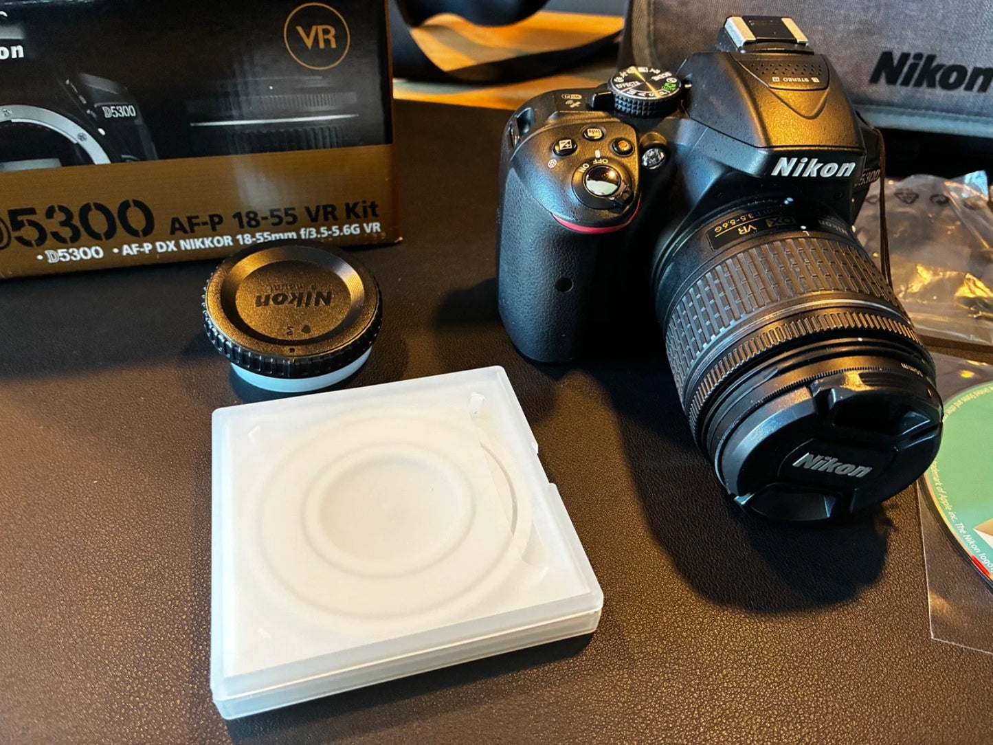 Nikon D5300 DSLR Camera with AF-P 18-55mm VR Lens, Original Package - 8175 shot