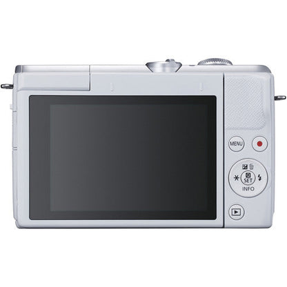 Canon EOS M200 Mirrorless Digital Camera + 15-45mm Lens - White
