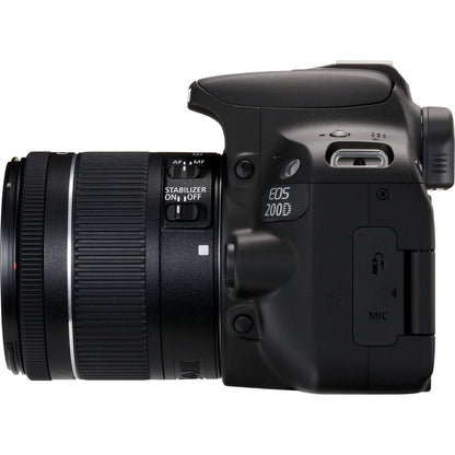 Canon EOS 200D Digital SLR Camera + 18-55mm IS STM Lens Kit