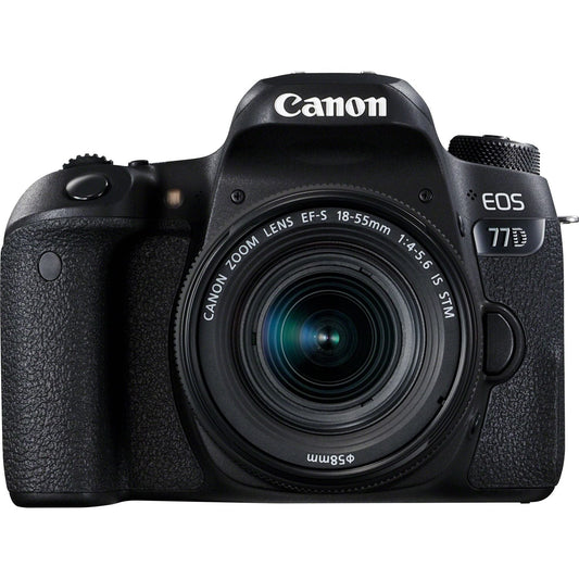 Canon EOS 77D Digital SLR Camera + EF-S 18-55mm IS STM Lens Kit