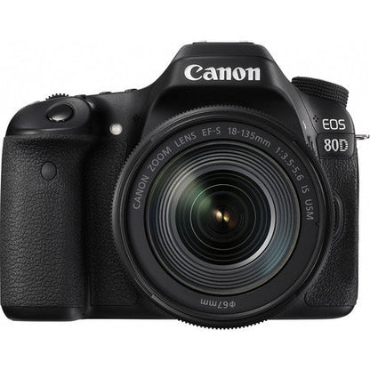 Canon EOS 80D Digital SLR Camera + 18-135mm f/3.5-5.6 IS USM Lens Kit