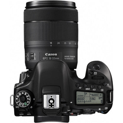 Canon EOS 80D Digital SLR Camera + 18-135mm f/3.5-5.6 IS USM Lens Kit
