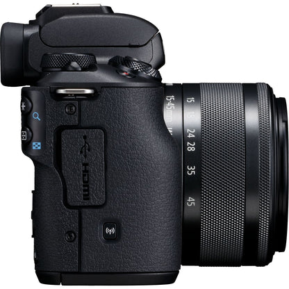Canon EOS M50 Mirrorless Digital Camera + 15-45mm Lens - Black