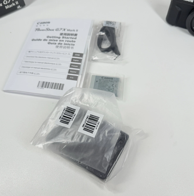 Canon PowerShot G7 X Mark II 20.1MP Compact Camera Black Open Box New Inside