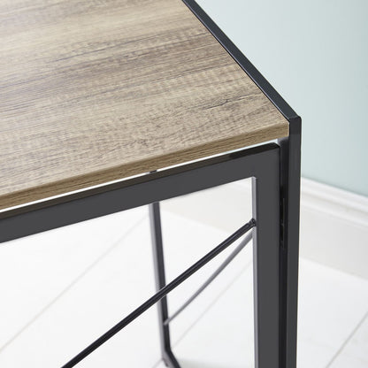 Compact Industrial Style Multi-Purpose Desk Folding Table