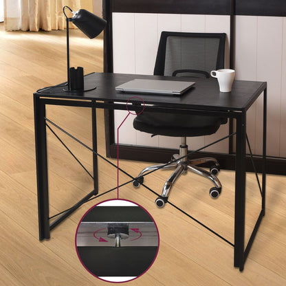 Compact Industrial Style Multi-Purpose Desk Folding Table