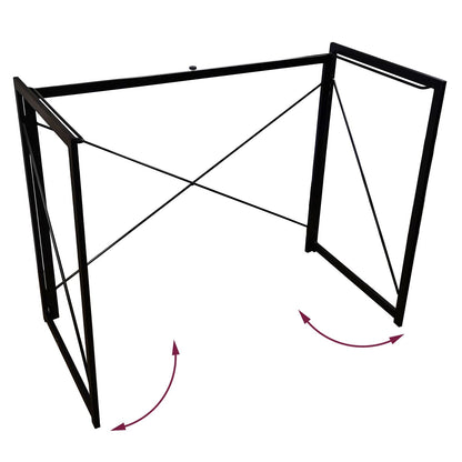 Compact Industrial Style Multi-Purpose Desk Folding Table