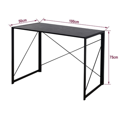 Compact Industrial Style Multi-Purpose Desk Folding Table