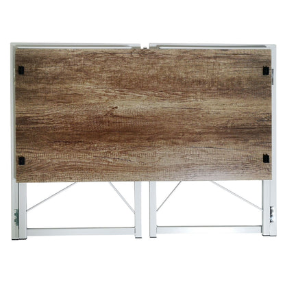 Compact Industrial Style Multi-Purpose Desk Folding Table