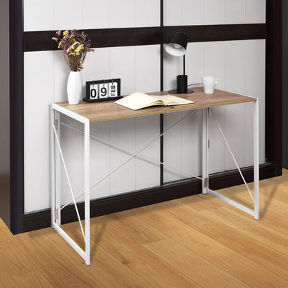 Compact Industrial Style Multi-Purpose Desk Folding Table