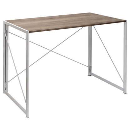Compact Industrial Style Multi-Purpose Desk Folding Table