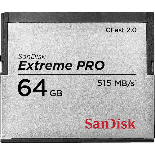 SanDisk Extreme Pro 64GB CFast 2.0 Card