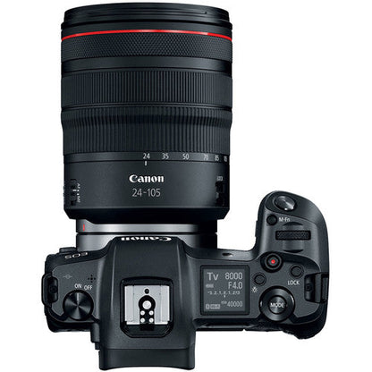 Canon EOS R Mirrorless Digital Camera + RF 24-105mm f/4L IS USM Lens + Mount Adapter EF-EOS R Kit