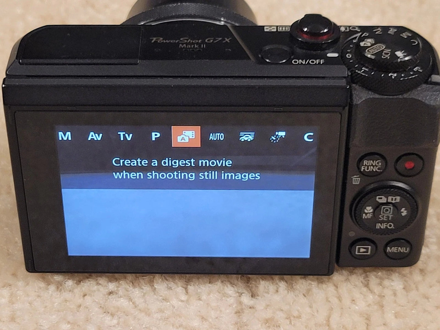 Canon PowerShot G7 X Mark II Compact Digital Camera – Black