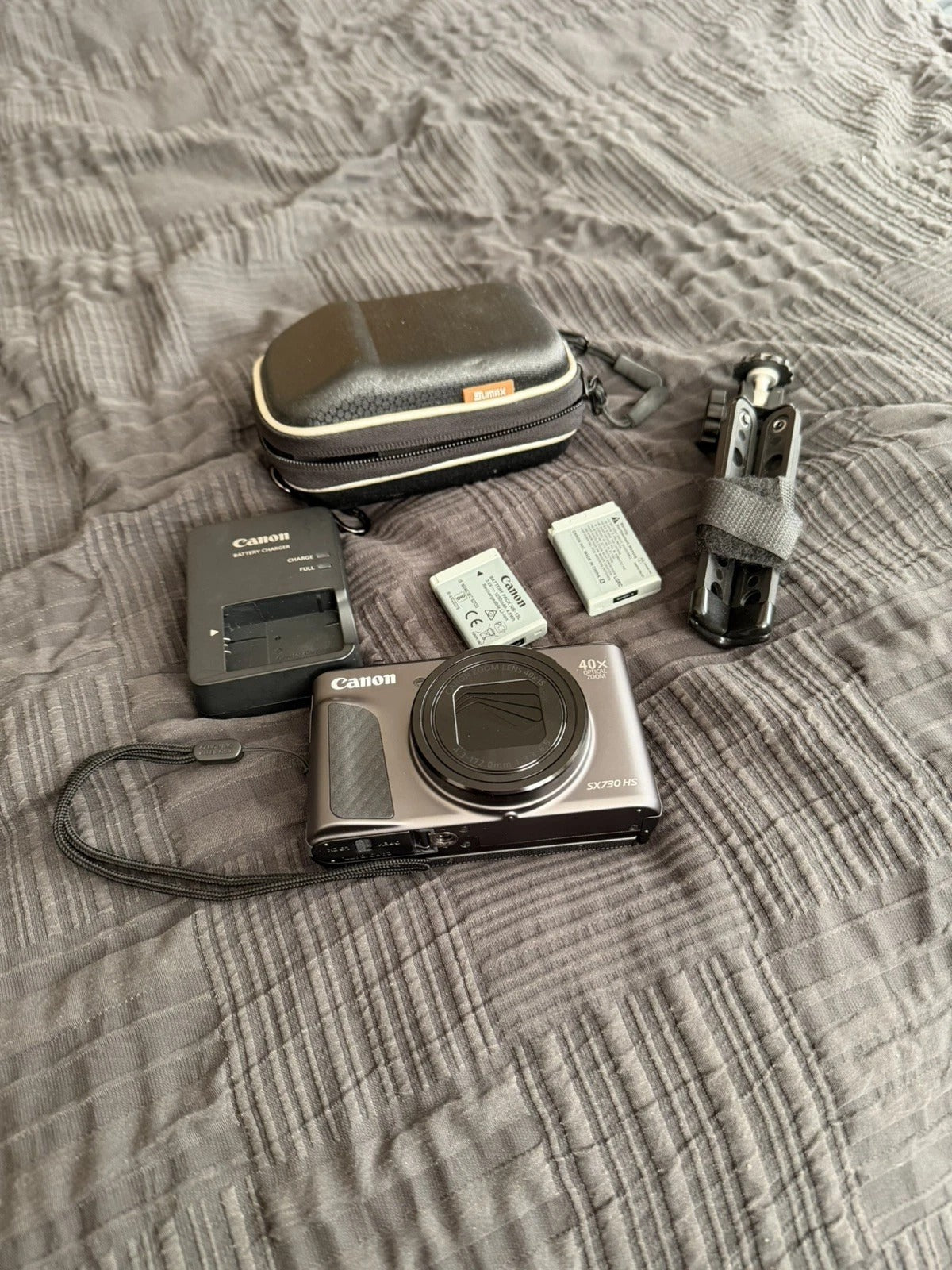 Canon PowerShot SX730 HS Digital Camera Bundle – Case, Charger & 2 Batteries Included