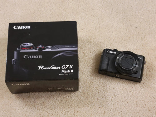 Canon PowerShot G7 X Mark II Compact Digital Camera – Black