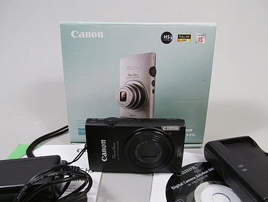 Canon PowerShot ELPH 110 HS Digital Camera Black 16.1 MP - Tested