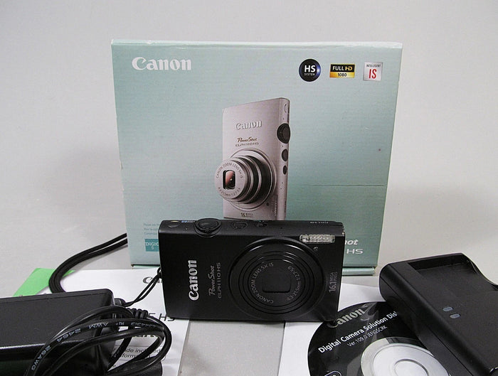Canon PowerShot ELPH 110 HS Digital Camera Black 16.1 MP - Tested