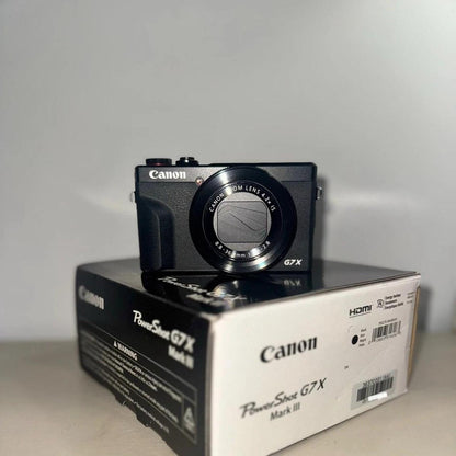 Canon PowerShot G7 X Mark III Black 20.1MP 4K
