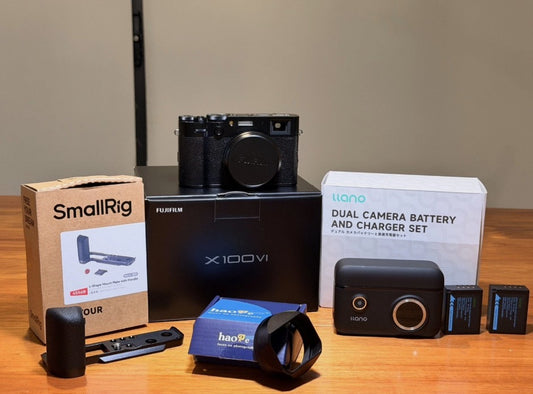 Fujifilm X100VI [Mint Condition] Black, Low Shutter Count with Extra Accessories