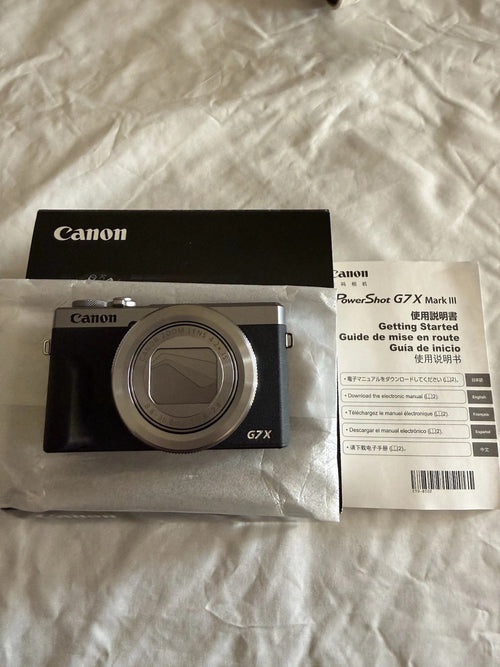 Canon PowerShot G7 X Mark III – 20.1MP Digital Camera – Silver Compact Vlogging Camera