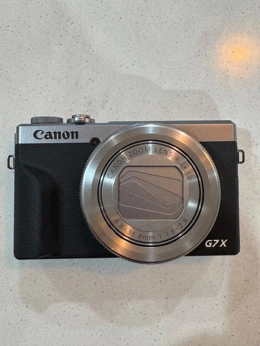Canon PowerShot G7 X Mark III 20.1MP Point-and-Shoot Digital Camera – Silver