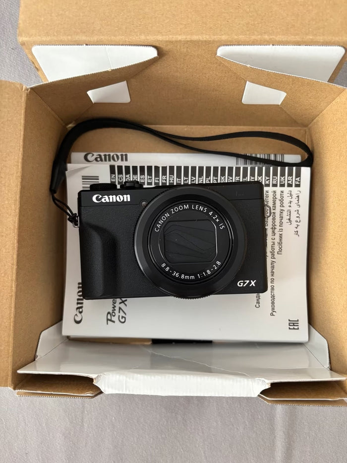 Canon PowerShot G7 X Mark III Camera – Like-new condition