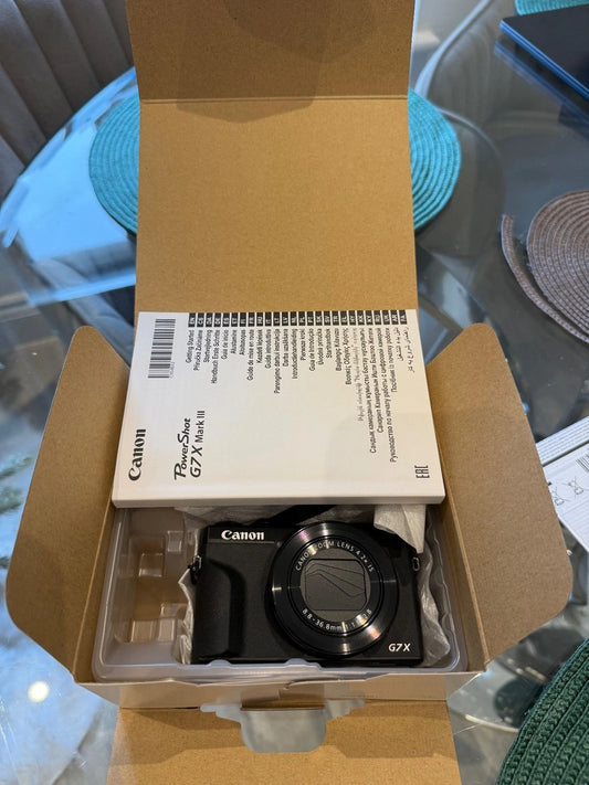 Canon PowerShot G7 X Mark III 20.1MP Digital Camera – Black