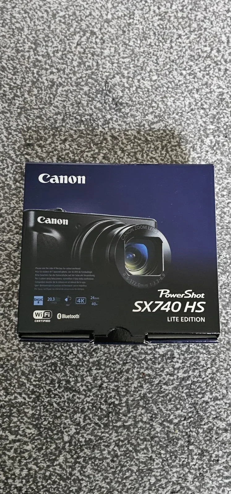 Canon PowerShot SX740 HS – Ultra-Zoom Pocket Camera in Silver (Used 3 Times)