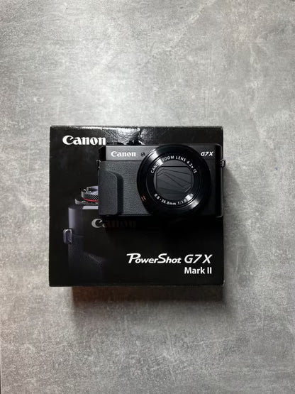 New Canon PowerShot G7 X Mark III Black + Accessory Pack