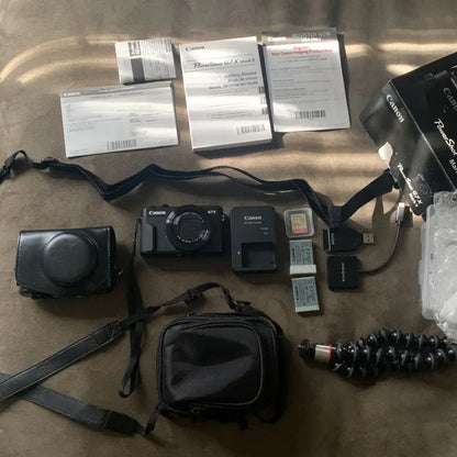 Canon G7X Mark II – Like New w/ Accessories, 128GB SD & Tripod