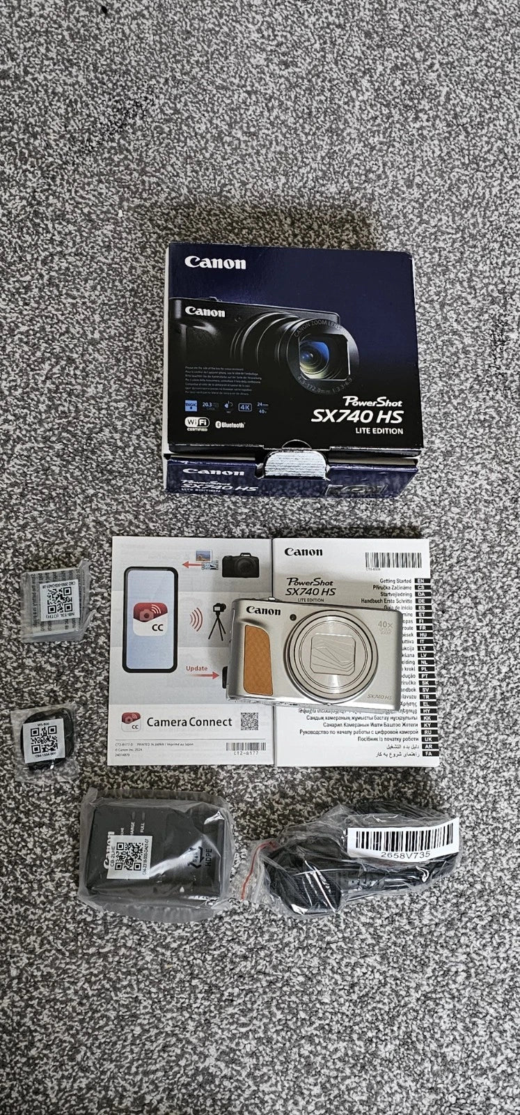 Canon PowerShot SX740 HS – Ultra-Zoom Pocket Camera in Silver (Used 3 Times)
