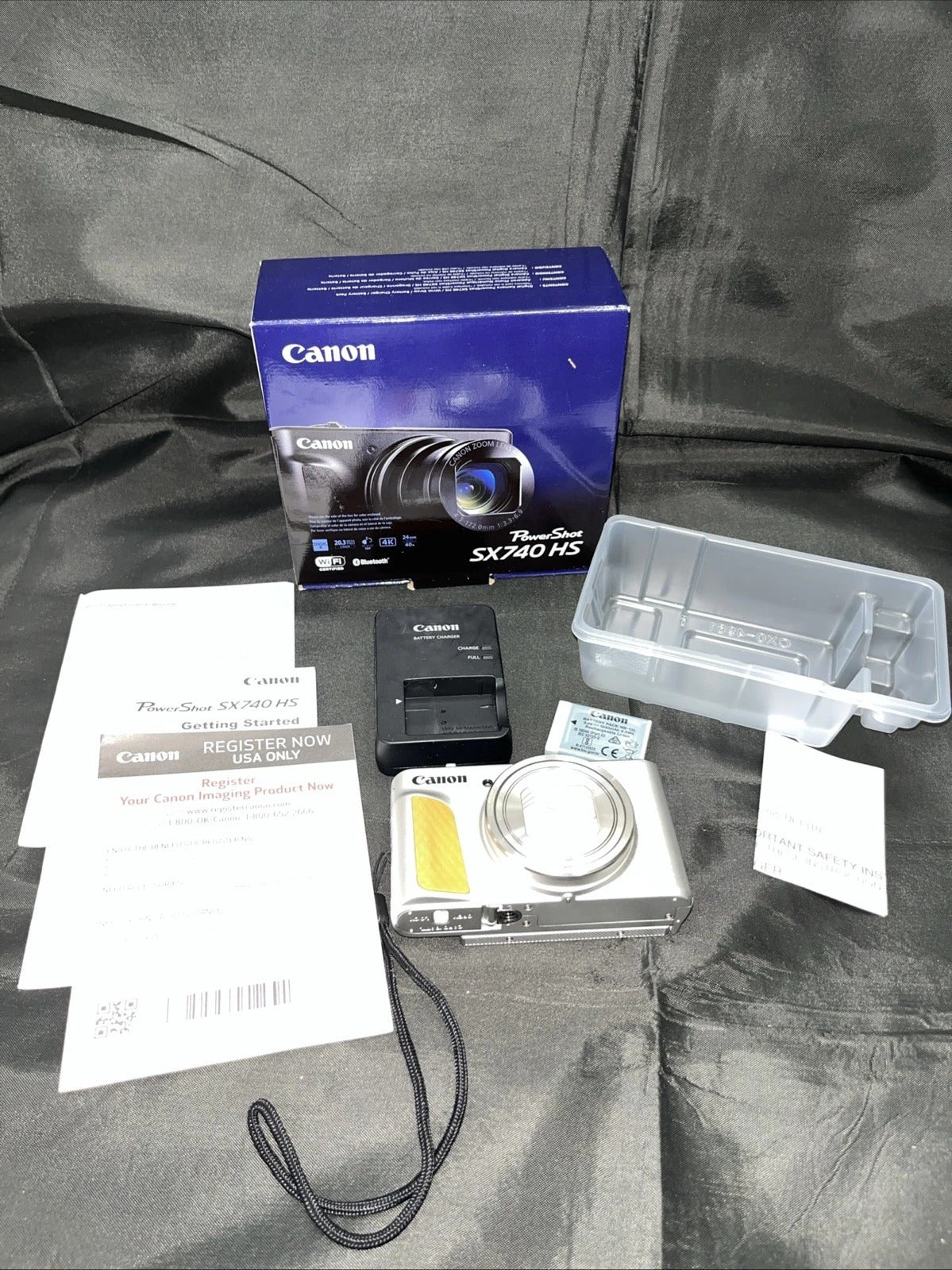 Canon PowerShot SX740 HS 20.3MP Digital Camera – Silver (MINT)