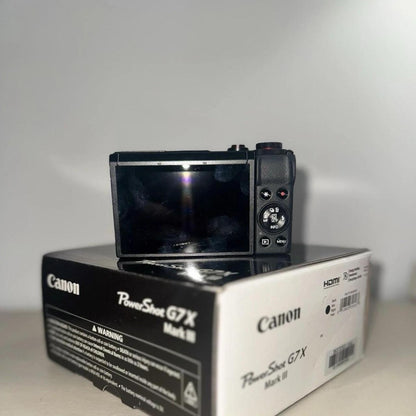 Canon PowerShot G7 X Mark III Black 20.1MP 4K