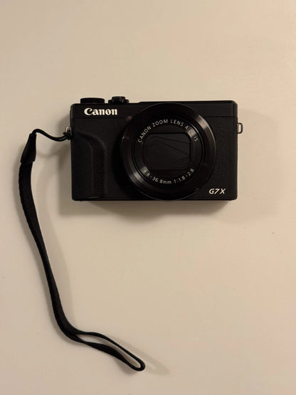 Canon PowerShot G7 X Mark III – 20.1MP Black Digital Camera – Compact Vlogging Point & Shoot