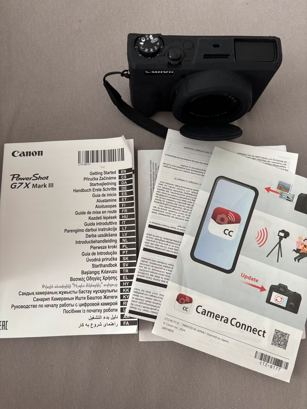 Canon PowerShot G7 X Mark III Camera – Like-new condition