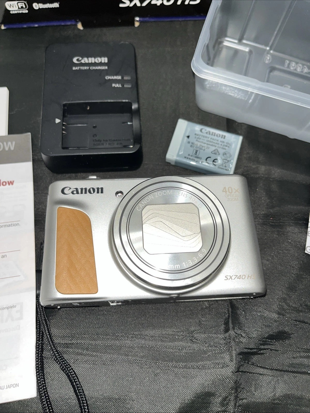 Canon PowerShot SX740 HS 20.3MP Digital Camera – Silver (MINT)