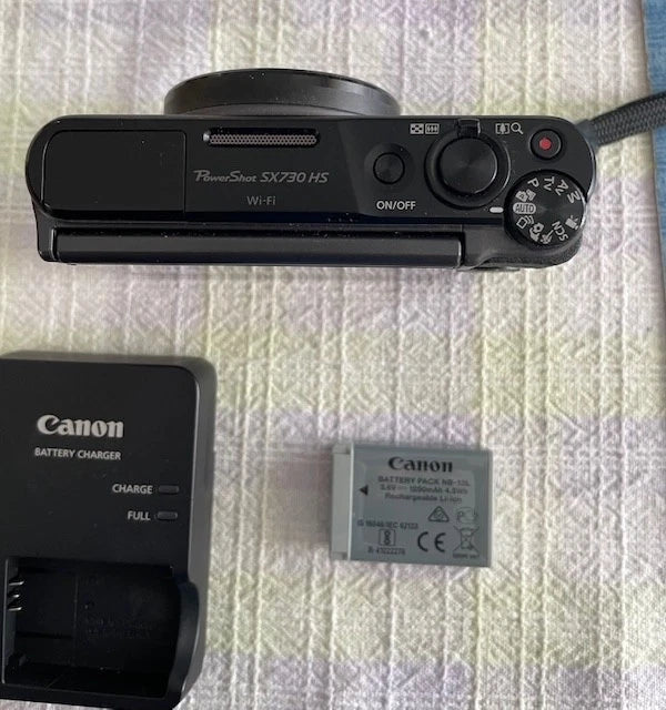 Canon PowerShot SX730 HS 20.3MP Digital Camera – Original Owner + 2 Camera Cases