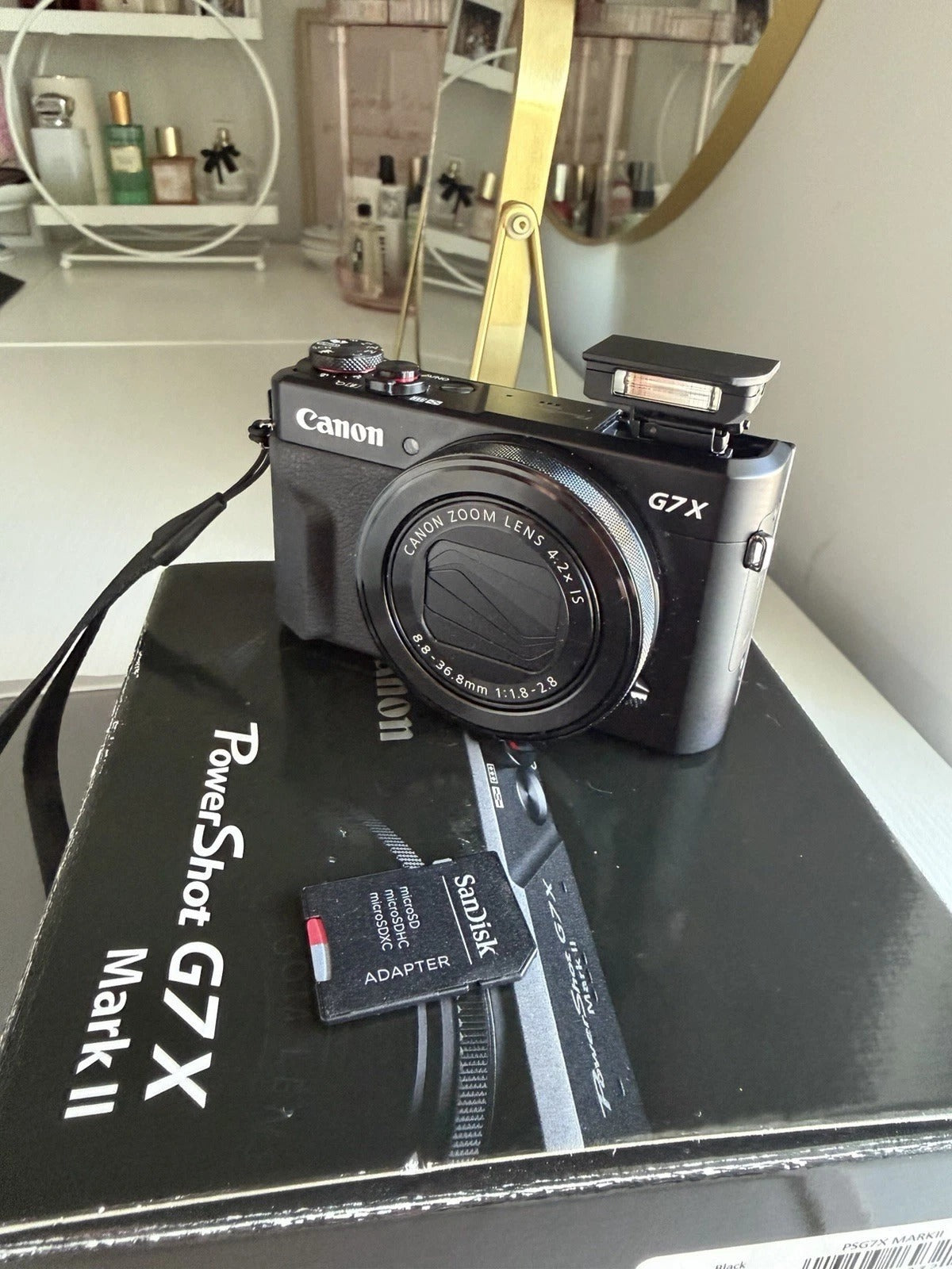 Canon PowerShot G7 X Mark II – Fully Working, No Cosmetic Damage – Includes SD Card