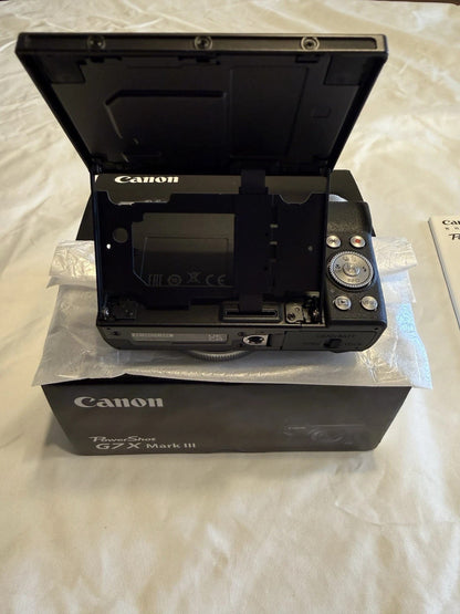 Canon PowerShot G7 X Mark III – 20.1MP Digital Camera – Silver Compact Vlogging Camera