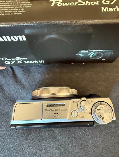 Canon G7X Mark III – Near New | 4K Compact Camera