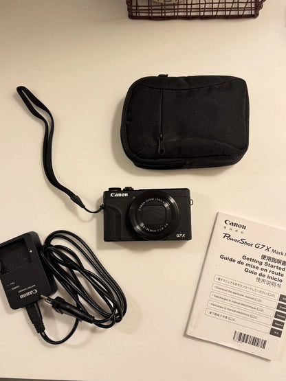 Canon PowerShot G7 X Mark III – 20.1MP Black Digital Camera – Compact Vlogging Point & Shoot
