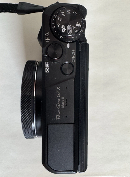 Canon PowerShot G7 X Mark II – Black 20.1MP Compact Camera