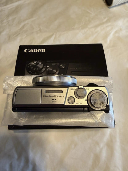 Canon PowerShot G7 X Mark III – 20.1MP Digital Camera – Silver Compact Vlogging Camera