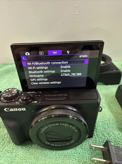 Canon Powershot G7X Mark III 20.1MP 4K Compact Digital Camera