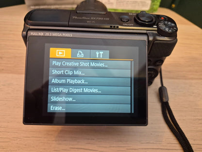 Canon PowerShot SX730 HS Digital Camera 20.3 MP 40x Optical Zoom Bluetooth Black