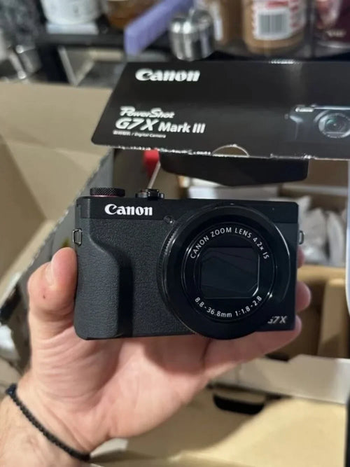 Canon PowerShot G7X Mark III – Black compact digital camera