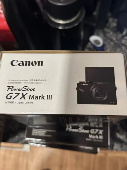 Canon PowerShot G7X Mark III – Black compact digital camera