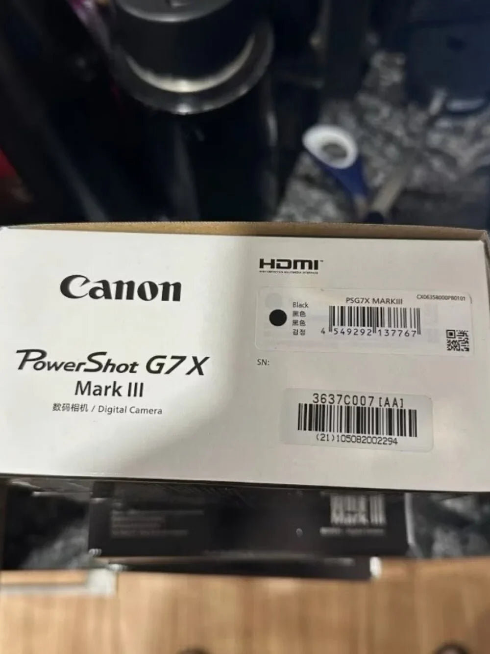 Canon PowerShot G7X Mark III – Black compact digital camera