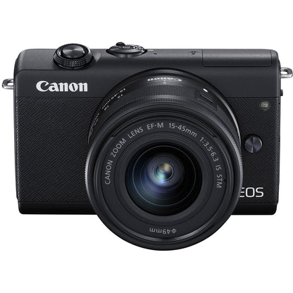 Canon EOS M200 Mirrorless Digital Camera + 15-45mm Lens - Black